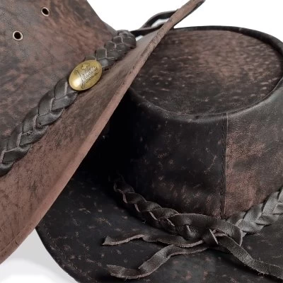 Hats - Jacaru Kangaroo SE Stonewash Rust (red/brown) - Image 3