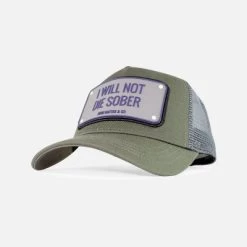 Caps - John Hatter - I Will Not Die Sober - Rubber Edition (green)