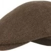 Flat Cap - MJM Jordan Eco Merino Wool (brown)