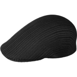 Flat Cap - Kangol Tropic Rib 507 (black)