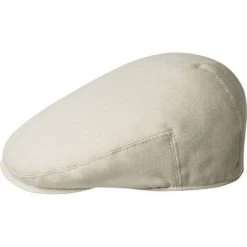 Flat Cap - Kangol Cotton Washed Cap (beige)