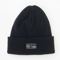 Beanies - Lemmelkaffe Shut Up Lambswool Beanie (Black)