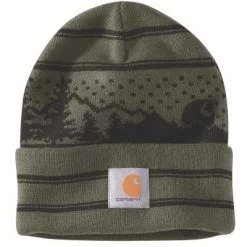 Beanies - Carhartt Knit Holiday Beanie (Green)