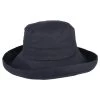 Hats - Sur La Tête Lily Linen-Cotton Sun Hat (Navy)