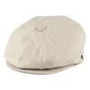 Flat Cap - Jaxon Hats Linen Newsboy Cap (natural)