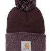 Beanies - Carhartt Women's Lookout Hat (Deep Wine)