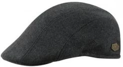 Flat Cap - MJM Maddy EL Wool Mix (anthracite)