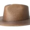 Hats - Brixton Marcos Wide Brim Straw Fedora (brown)