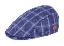 Flat Cap - MJM Bang Polyester/Cotton Mix (blue)