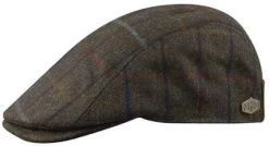 Flat Cap - MJM Daffy Wool/Cashmere (dark Green)