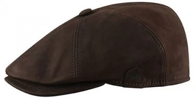 Flat Cap - MJM Rebel Nappa Wax (brown)
