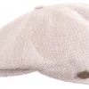 Flat Cap - MJM Rebel Wool/Lin/Silk (beige)
