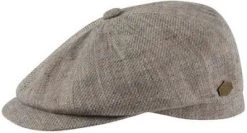 Flat Cap - MJM Montreal Linen Mix (grey)