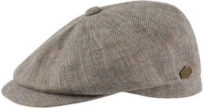 Flat Cap - MJM Montreal Linen Mix (grey)