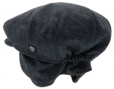 Flat Cap - CTH Ericson Carl Junior Earflap Cap (Blue) - Image 2
