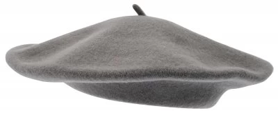 Beret - CTH Ericson Amelie Wool Beret (Grey) - Image 2