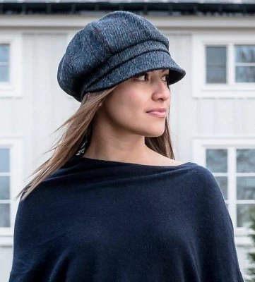 Caps - CTH Ericson Regina Harris Tweed (Black) - Image 5