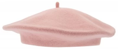 Beret - CTH Ericson Amelie Wool Beret (Pink)
