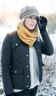 Caps - CTH Ericson Regina Harris Tweed (Black) - Image 4