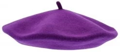 Beret - CTH Ericson Amelie Wool Beret (Purple)