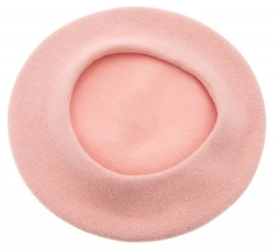 Beret - CTH Ericson Amelie Wool Beret (Pink) - Image 3
