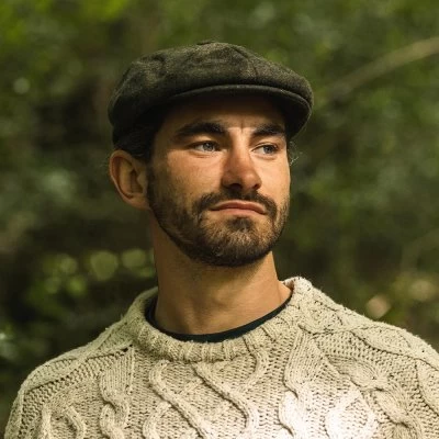 Flat Cap - Jaxon Falconbrook Newsboy Cap (forest) - Image 4