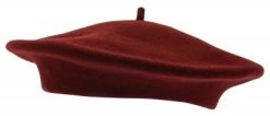 Beret - CTH Ericson Amelie Wool Beret (Bordeaux)