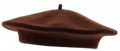 Beret - CTH Ericson Amelie Wool Beret (Brown)