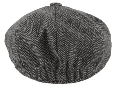 Flat Cap - Jaxon BabyTweed Newsboy Cap (grey) - Image 2