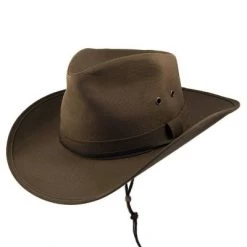 Hats - Jaxon Oilcloth Aussie (brown)