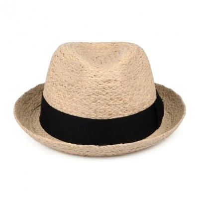 Hats - Jaxon Saybrook Raffia Trilby Hat (natural) - Image 3