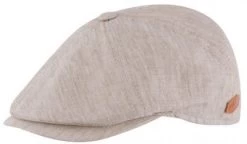 Flat Cap - MJM Rebel Organic Linen (beige)