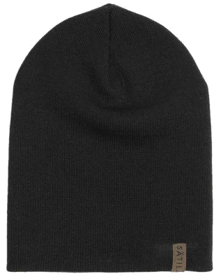 Beanies - SĂ€tila S.F Merino Wool Beanie (black)