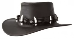 Hats - Jacaru Dundee Croc 9 Croc Teeth (brown)