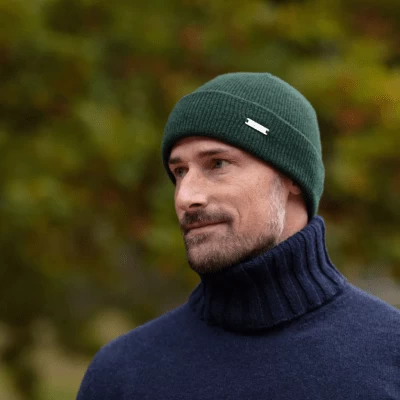 Beanies - Sätila Söder Lambswool Beanie (green) - Image 2