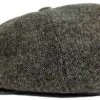 Flat Cap - Stetson Hatteras Woolrich Donegal (grey)