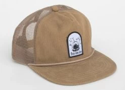 Caps - Lemmelkaffe Stickan Cord Trucker Cap (Begie)