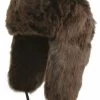 Trapper Hat - MJM Rabbit Fur Hat (Brown)