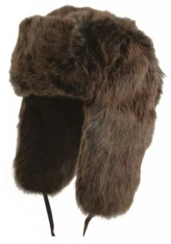 Trapper Hat - MJM Rabbit Fur Hat (Brown)