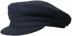 Fiddler Cap - Gårda Tortoli Wool (navy Blue)