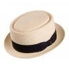 Hats - Jaxon Toyo Braided Pork Pie (natural)