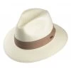 Hats - Jaxon Toyo Safari Fedora With Khaki Band (white)
