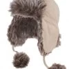 Winter Hats - Gårda Trapper Hat With Faux Fur (Camel)