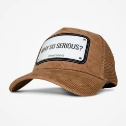 Caps - John Hatter - Why So Serious Corduroy - Aluminium Edition (Brown)