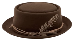 Hats - GÄrda Corby Pork Pie (brown)