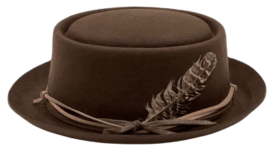 Hats - Gårda Corby Pork Pie (brown)